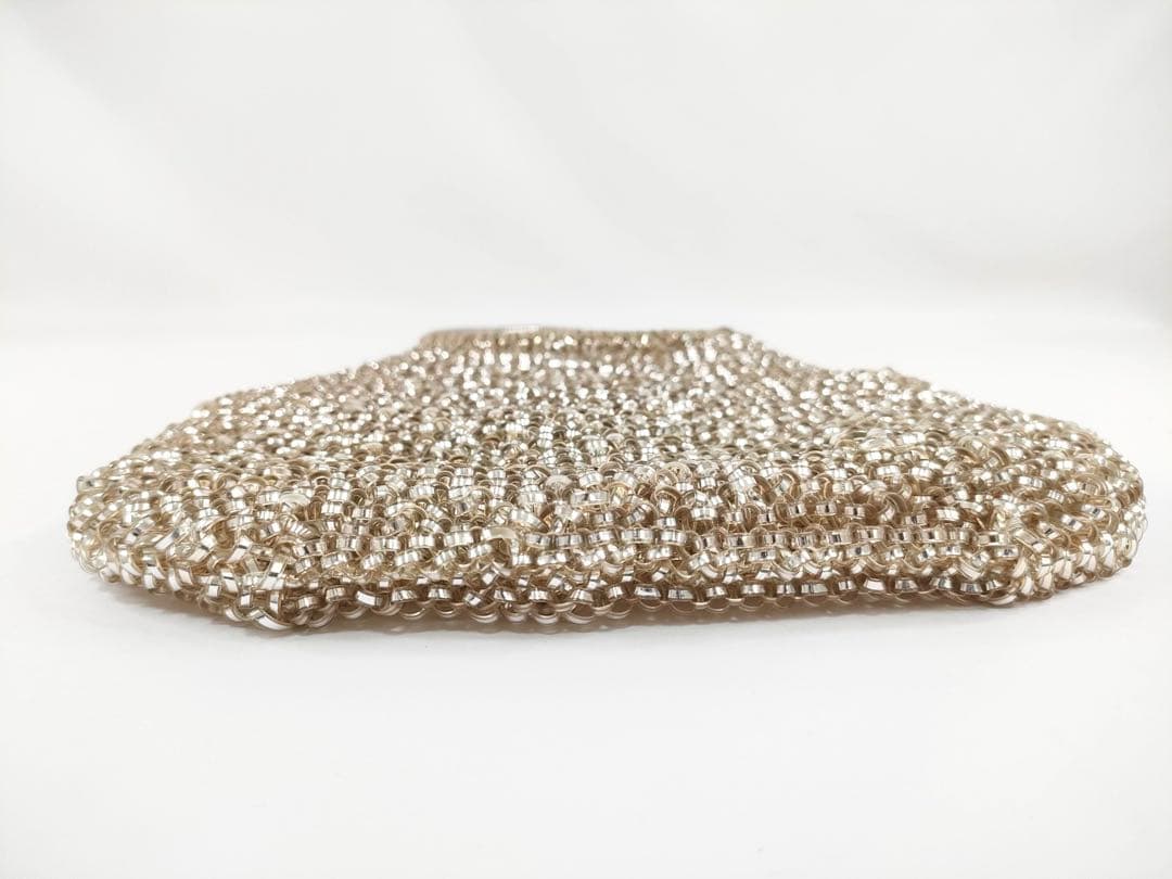 【極美品】アンテプリマ ワイヤーバッグ ハンドバッグ シャンパンゴールド