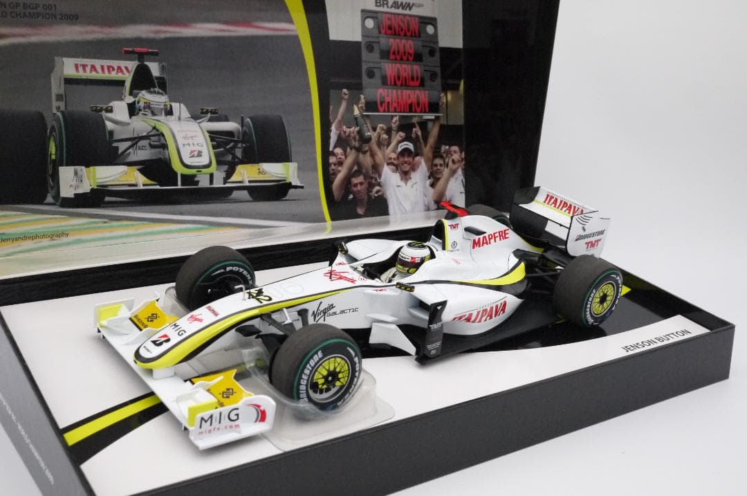 Shuar1/18 ブラウンGP BGP001 チャンピオン J.バトン