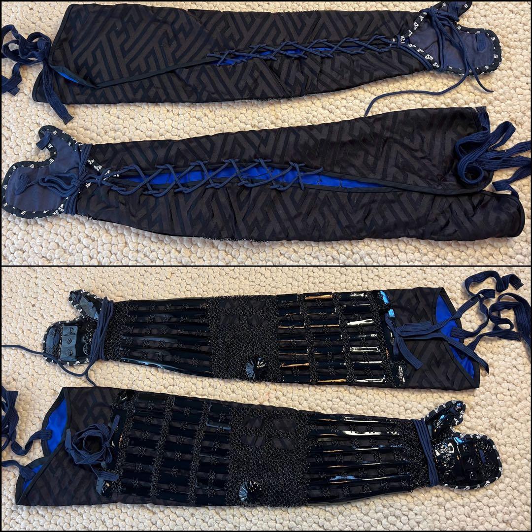 新品同様美品！『薩摩国住光忍十一代作』日本 甲冑 当世具足『 鎧 一式』 等身大