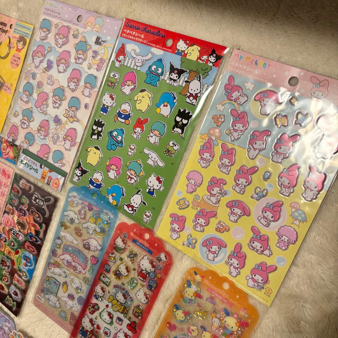 シール　まとめ売り　シール帳　ボンボンドロップシール　キティ　マイメロ　シナモン