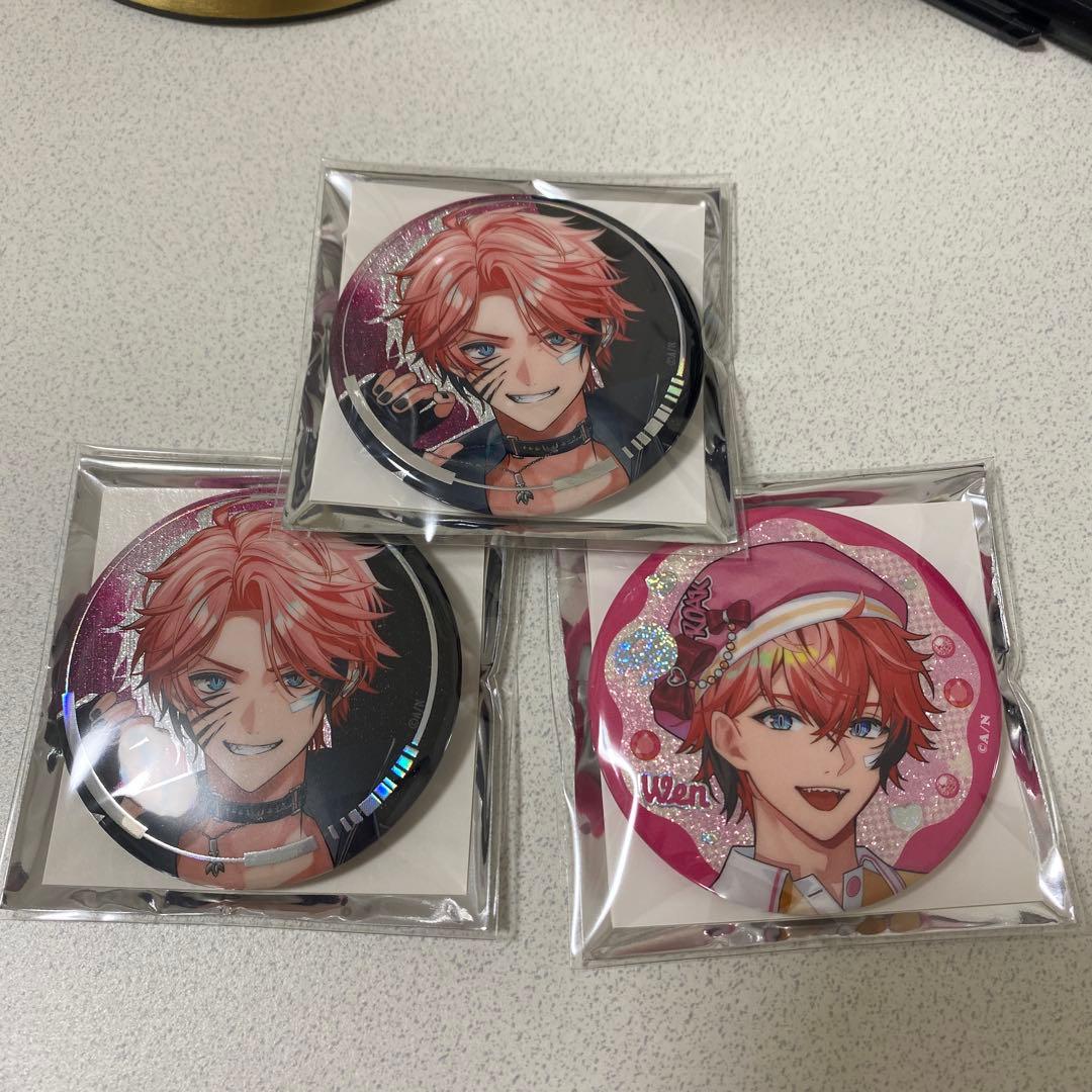 にじさんじ 赤城ウェン 缶バッジ ぎゃうるふ - メルカリ