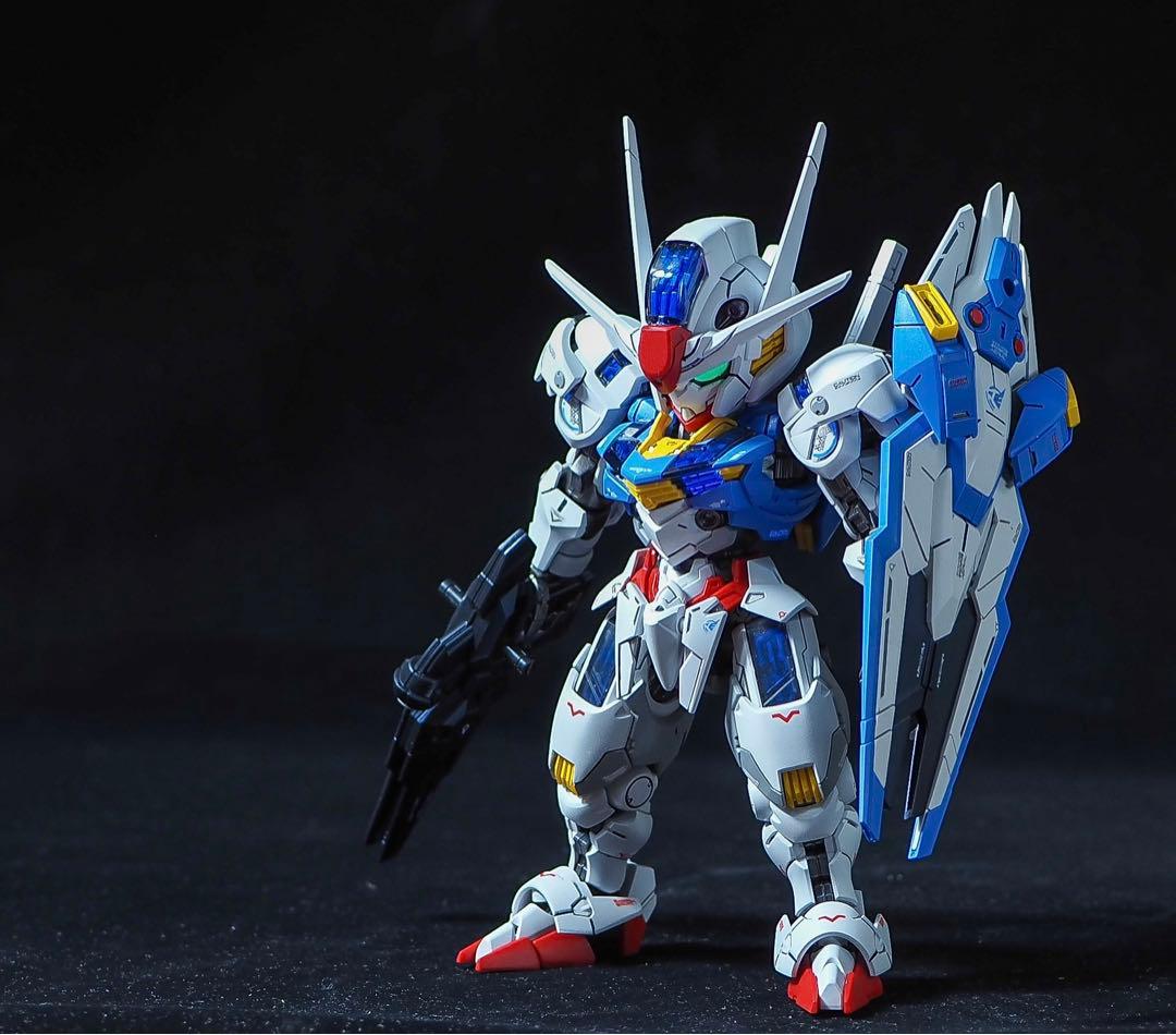 mgsd ガンダムエアリアル 全塗装 完成品 塗り分け mgsd エアリアル