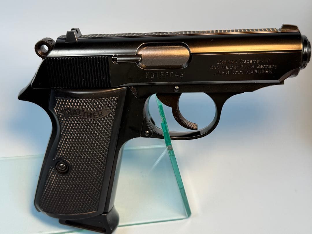 マルゼン製ワルサーニューPPK/Sブラックメタルモデル（ガスブローバック）