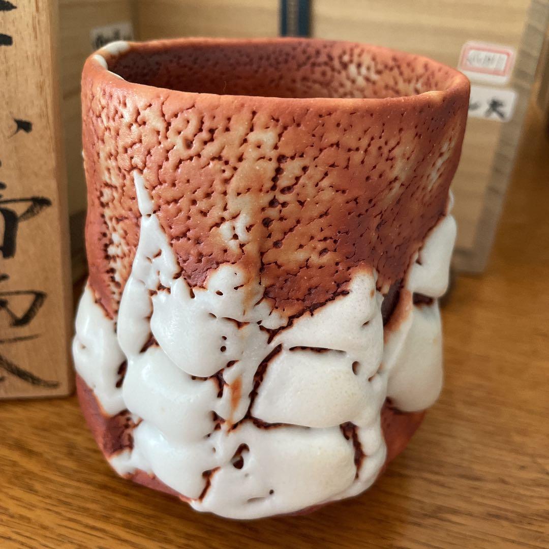 高麗 鶏竜山窯 茶碗 韓国鶏竜山窯 李義綱 象嵌双鶴文高麗青磁茶碗 共箱