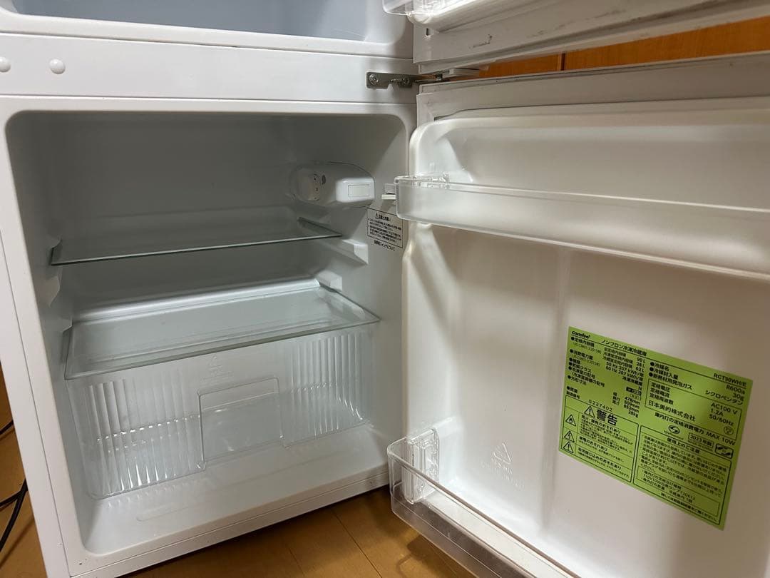 comfee 冷蔵/冷凍庫 RCT90WH/E【送料込】