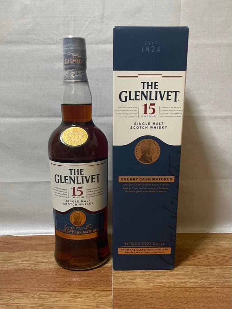 台湾限定 グレンリベット13年 ラムカスク&15年 シェリーカスク 2本
