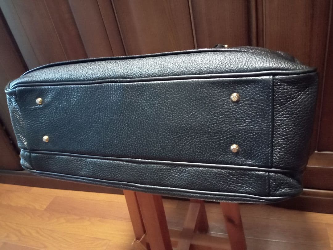 【kees】チマブエ　エメリー　ブリーフケース（ダブル）黒