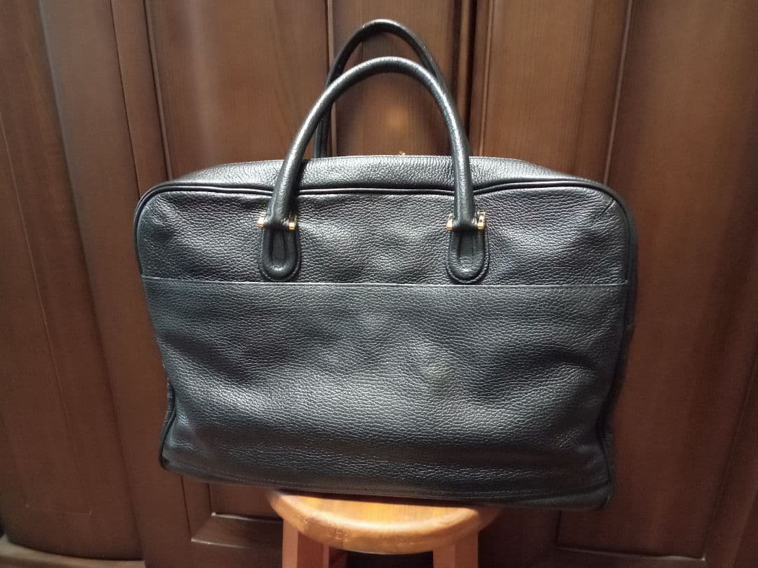 【kees】チマブエ　エメリー　ブリーフケース（ダブル）黒