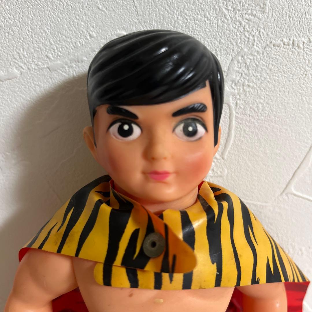 ⚠️当時物　初期　タイガーマスク　面取れ　ソフビ　スタンダード