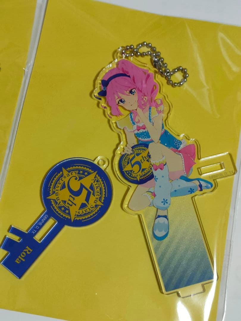 「アイカツスターズ！」5周年記念アクリルスタンド　ゆめ　ローラ　小春　あこ　真昼