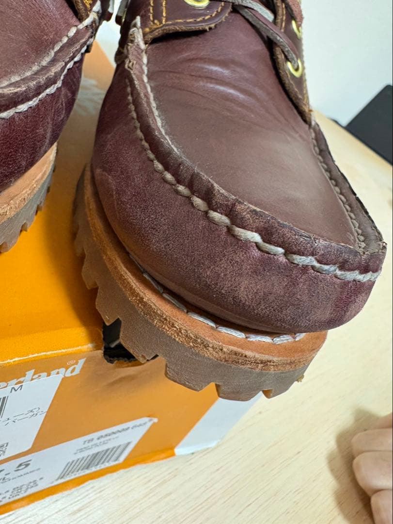 Timberland スリーアイ クラッシック ラグ バーガン