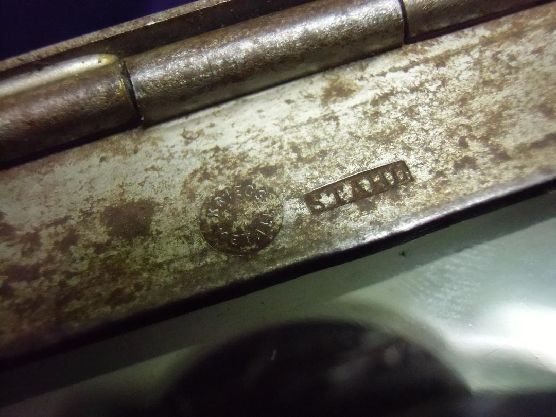 Ｗ帝政ドイツ軍/プロイセン王国＊１９１６鉄十字デザインシガレットＢＯＸ（実物）