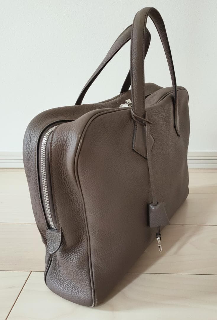 エルメス Hermes ヴィクトリア 40 エトゥープ ボストンバッグ 2017