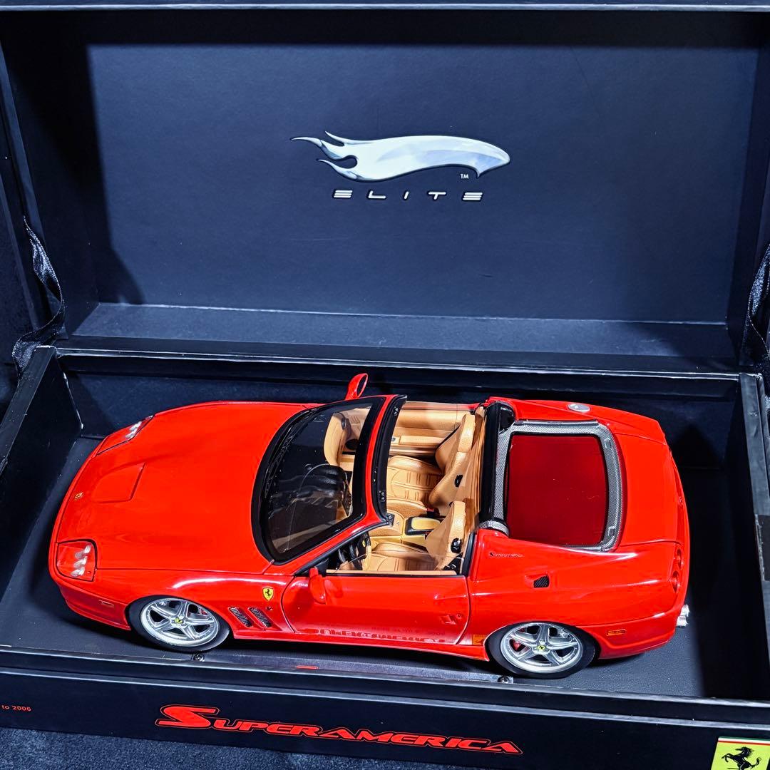 限定2006台 1/18 マテル スーパーエリート フェラーリ スーパーアメリカ