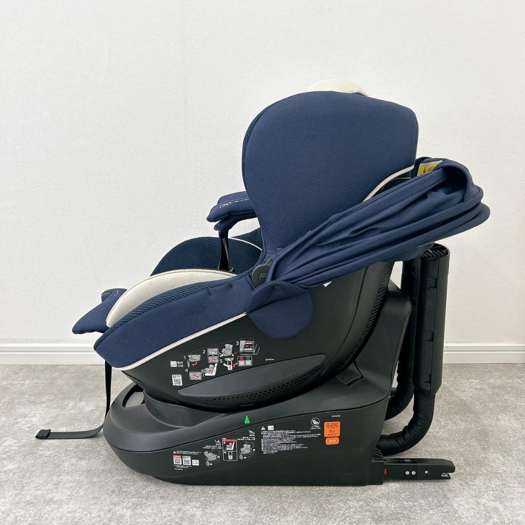 美品エールべべ クルット5iグランス ネイビー