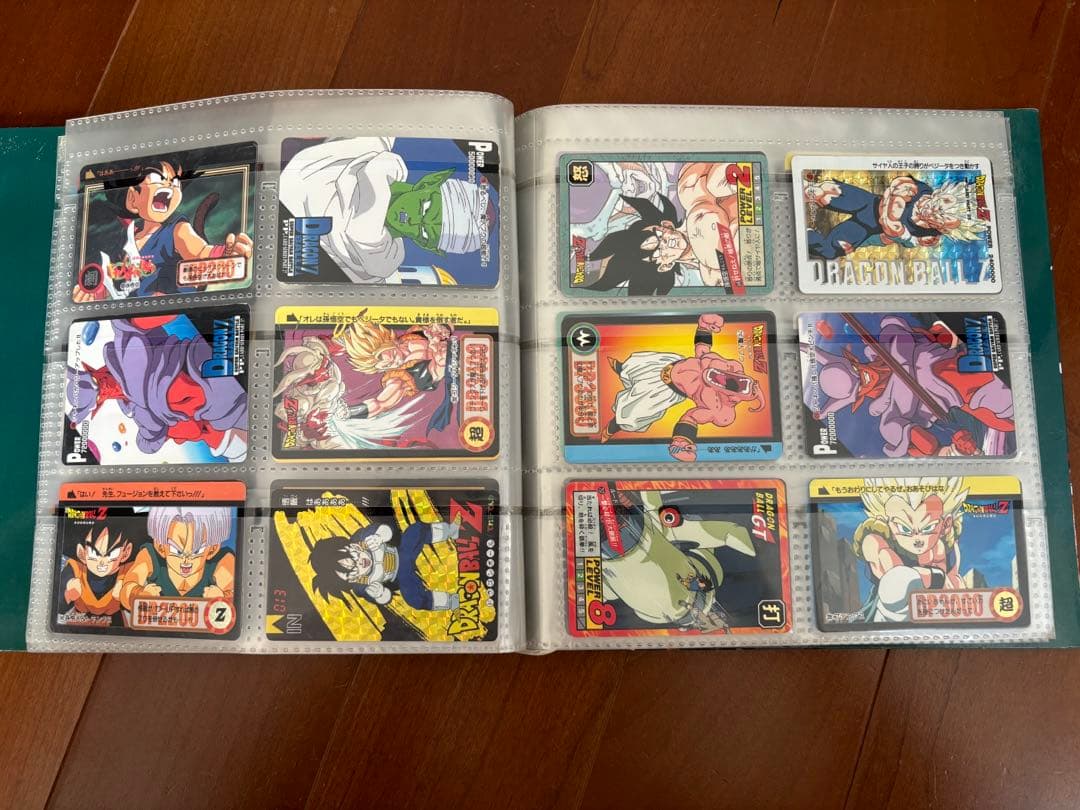 ドラゴンボールZ カードダスステーション　システムファイル　カード130枚付き