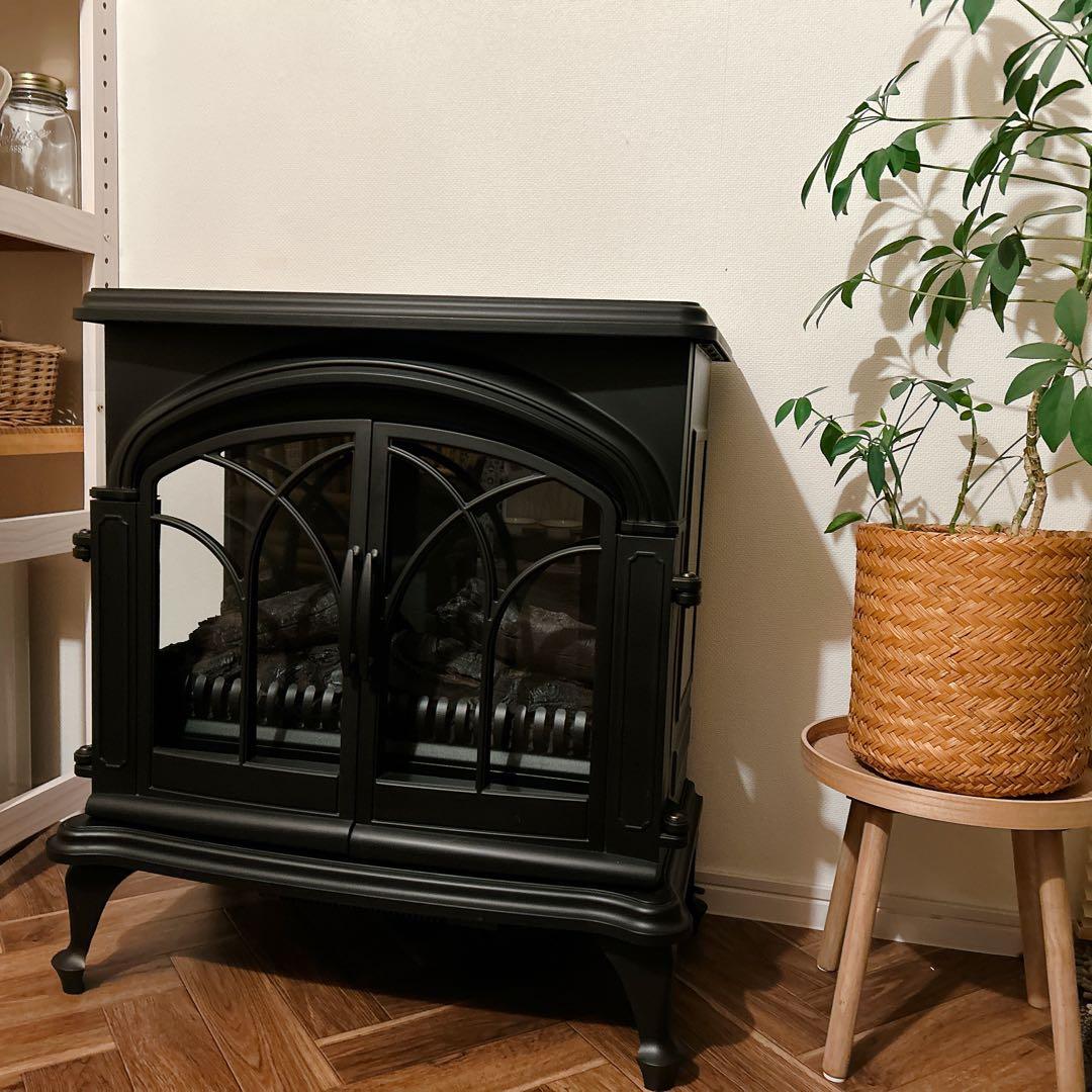 □中古品 NITORI ニトリ ワイド暖炉型ファンヒーター BLT-999B-3-BK