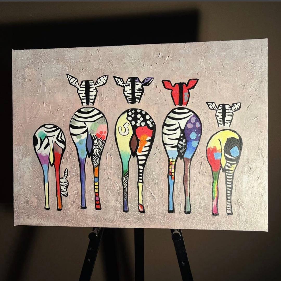 AKa5176 棟方志功 肉筆 マクリ