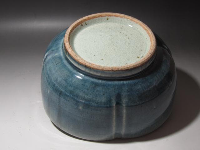 ☆ 河井寛次郎 呉須輪花鉢 どっしりかまえた一品です☆y447 - メルカリ