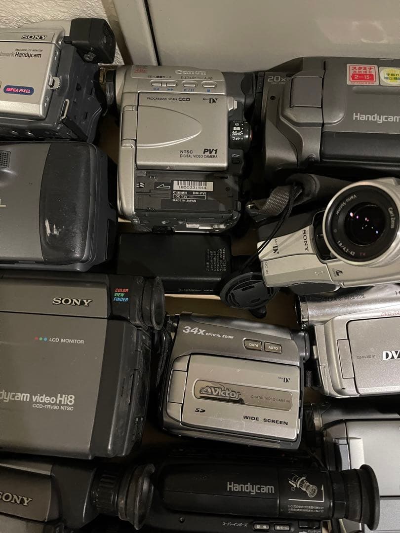 24台ビデオカメラまとめ売り
