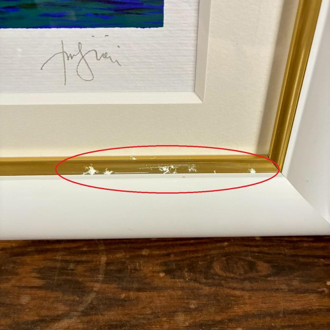 美品 ティノ・ステファノーニ「角柱灯台」シルクスクリーン 直筆サイン