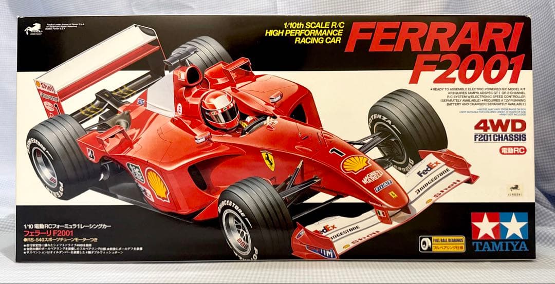 タミヤ◆フェラーリF2001 1/10スケール 4WD 1/10 タミヤ☆Ferrari／フェラーリF2001 1/10スケール 4WD 1/10