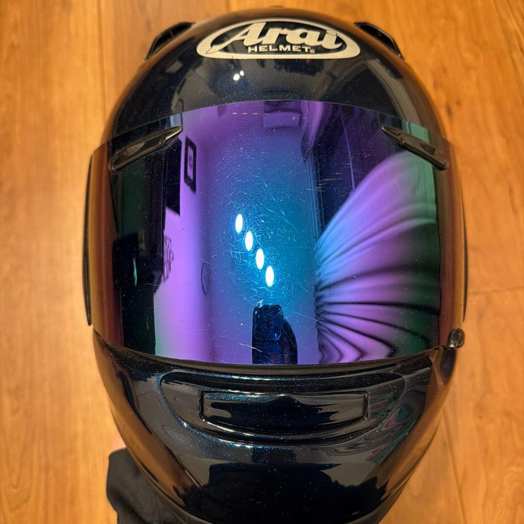 Arai フルフェイスヘルメット PROFILE ラメ入りネイビーブルー