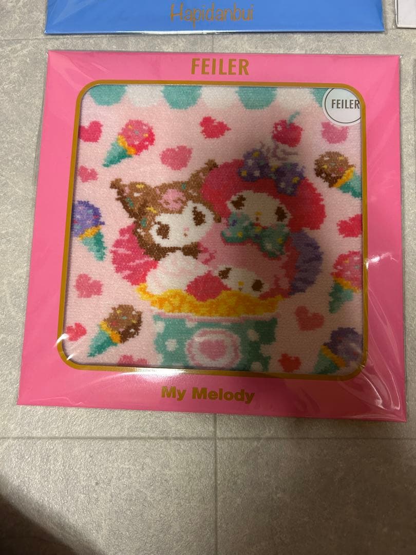 【新品未使用・未開封・パッケージ付】フェイラー×サンリオ　ハンカチ　4枚セット