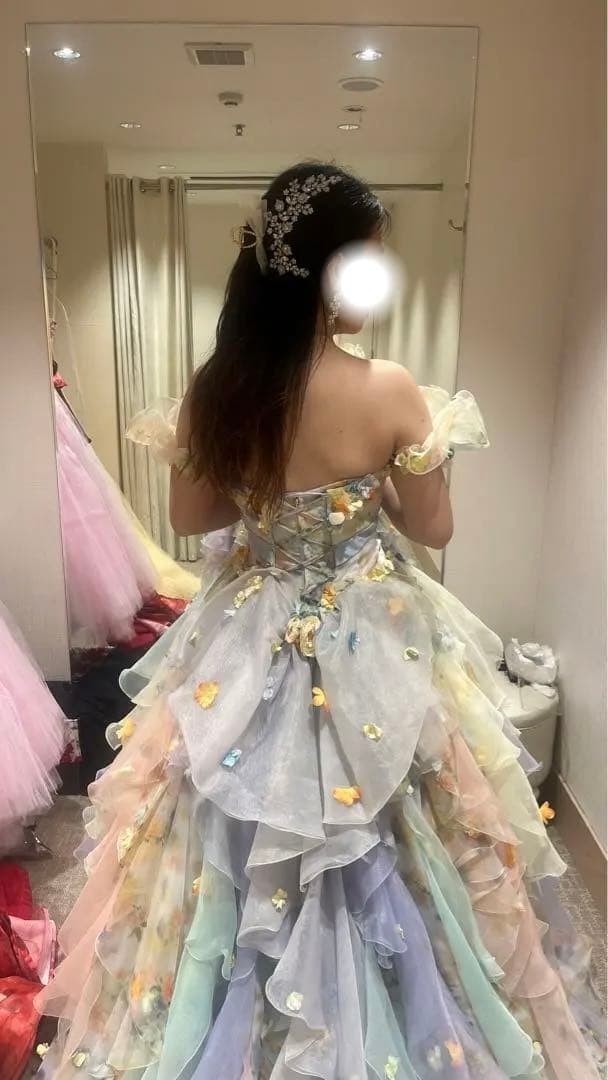 【最終】桂由美　カラードレス　マルチカラー