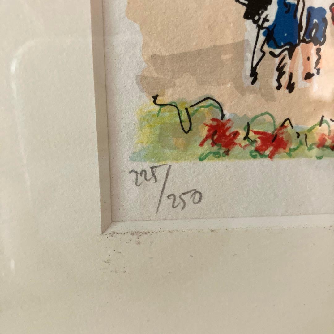 Urban Huchet（ウルバン・ユシェ／ウーシェ） リトグラフ 有名 金色 絵画