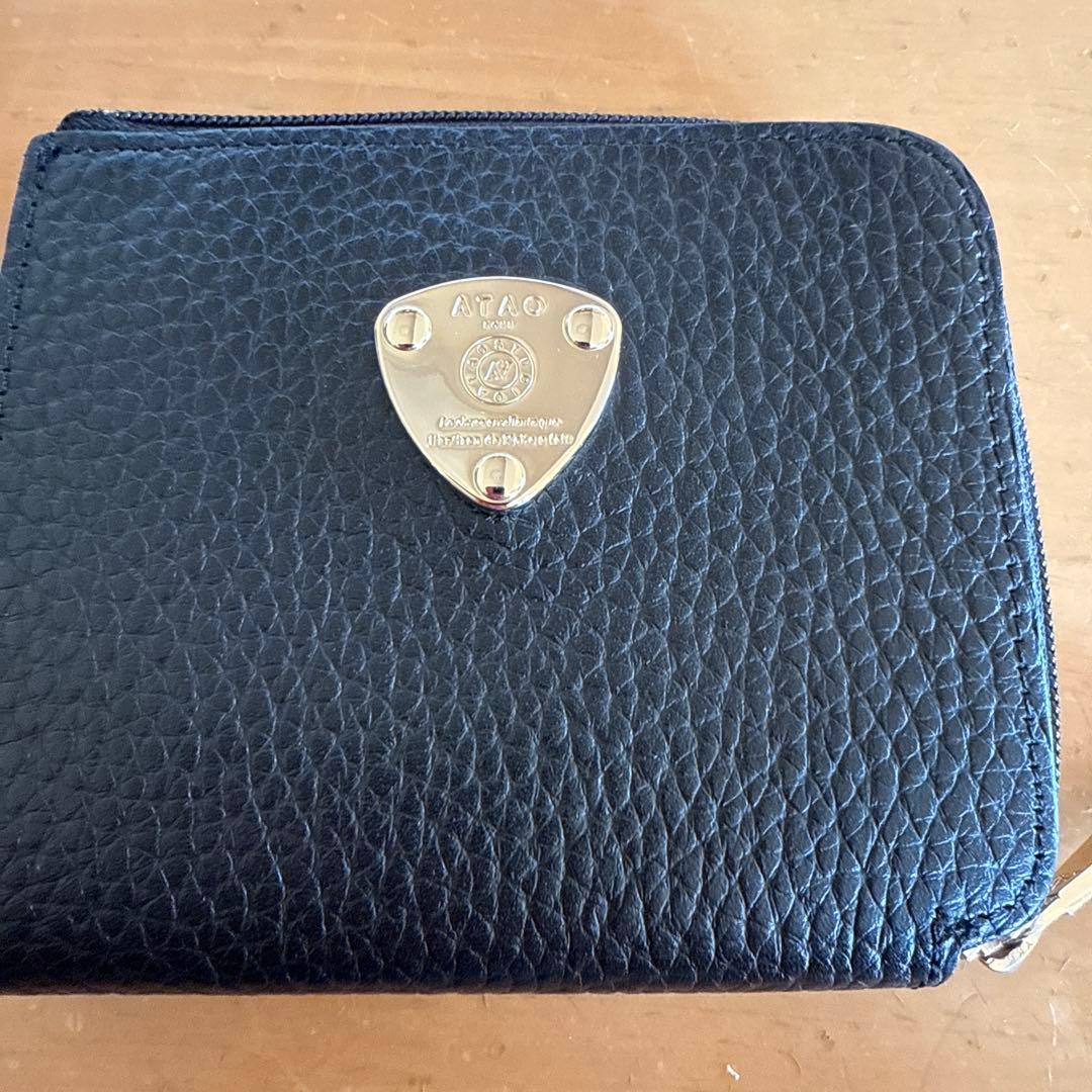 ATAO 黒 レザー 二つ折り財布 2023 A/W新作②】ATAO(アタオ)二つ折り財布登場！ | ATAO(アタオ