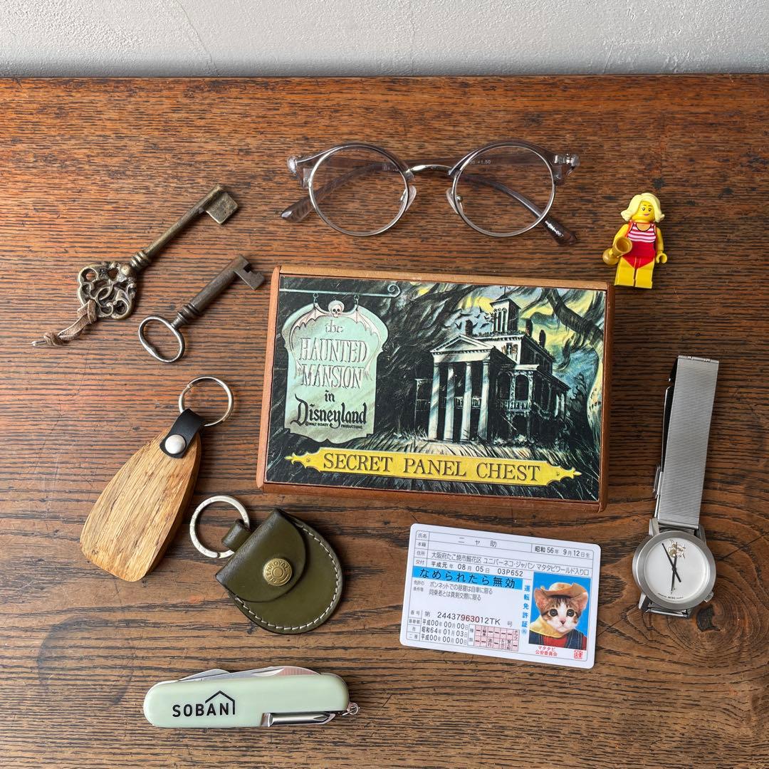 60年代ディズニー アメリカ ホーンテッドマンション 寄木細工 からくり