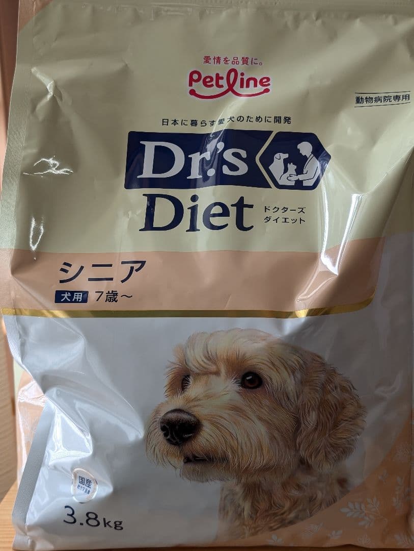 【新品】ドクターズダイエット シニア犬用 3.8kg×4袋