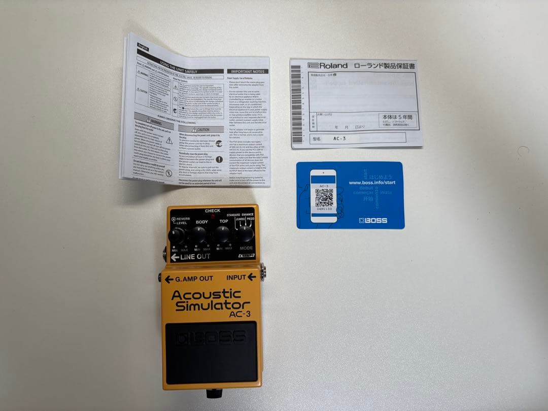 BOSS AC-3 アコースティックシュミレーター