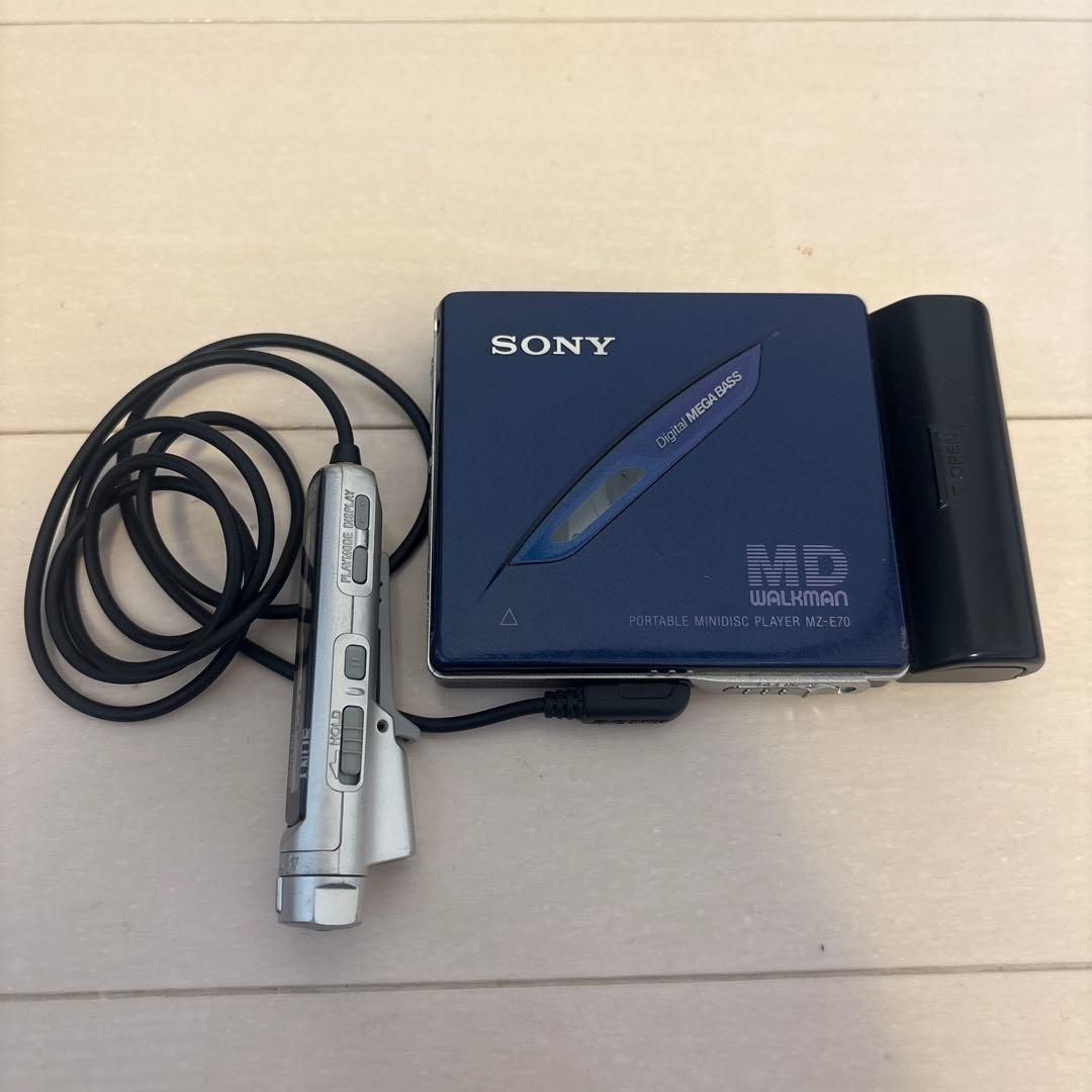 SONY ポータブルミニディスクプレーヤー MZ-E70 MDプレイヤー - メルカリ