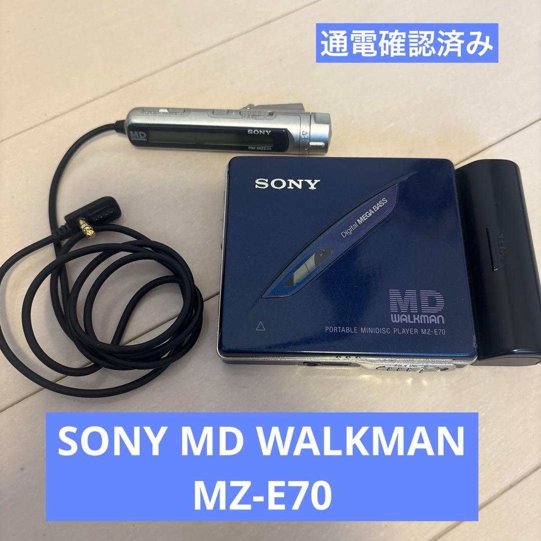 SONY ポータブルミニディスクプレーヤー MZ-E70 MDプレイヤー - メルカリ