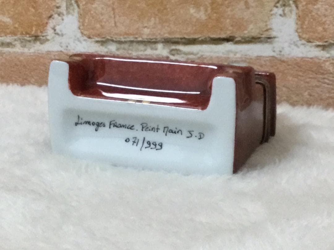 ヴィンテージ 限定 レア リモージュボックス ピアノ 猫 本 LIMOGES