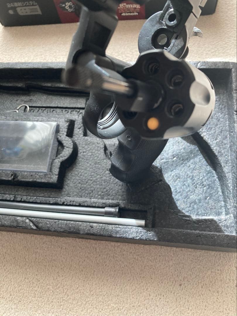 ジャンク　東京マルイ コルトパイソン 357マグナム 4インチ ガスリボルバー