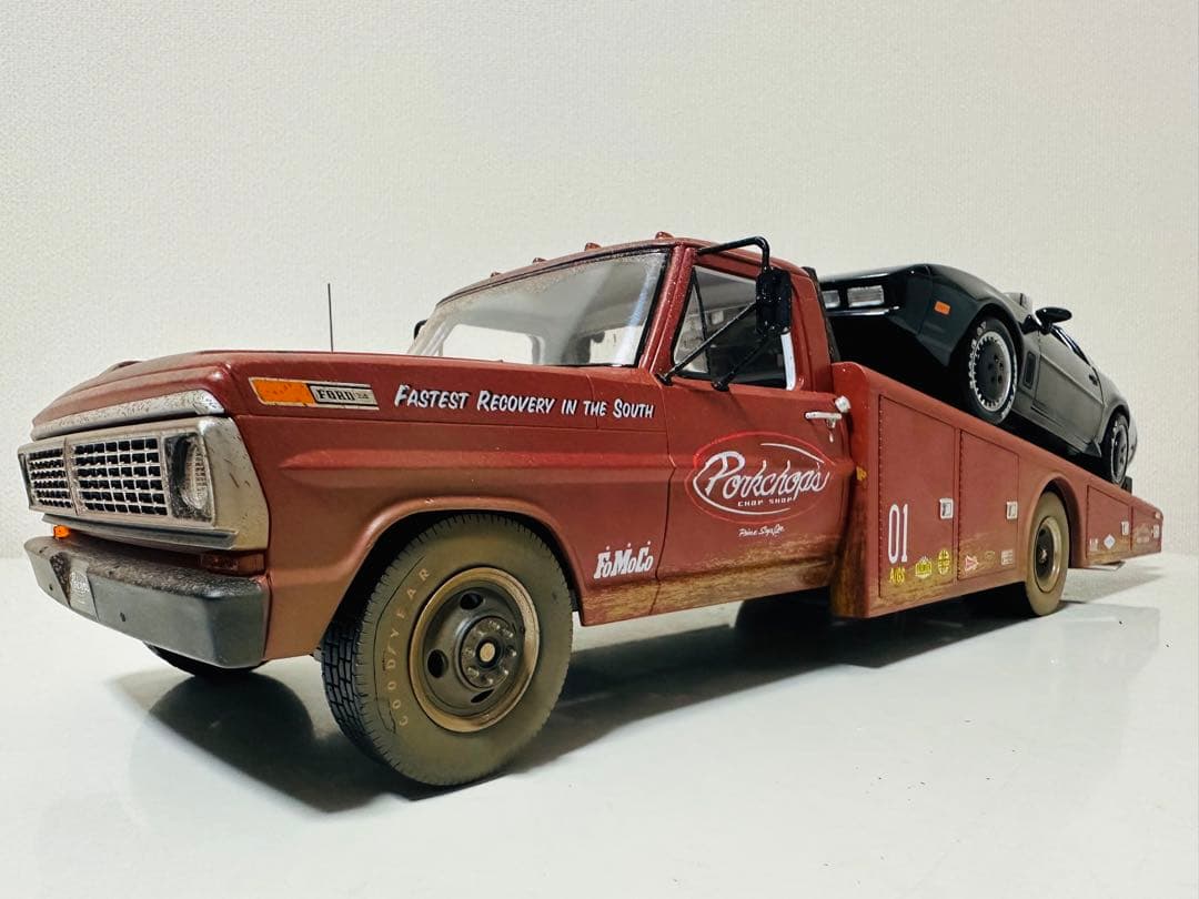 acme/'70 Fordフォード F-350 RAMP TRUCK 1/18
