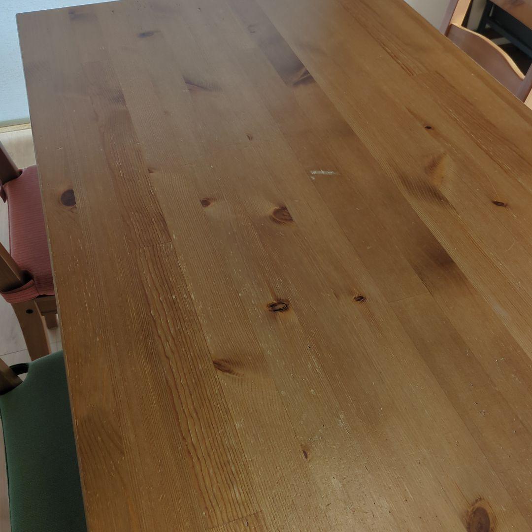 【引き取り】ダイニングテーブルと椅子4脚セット/IKEA/ヨックモック