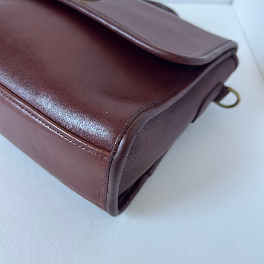 クリーニング済 old coach 9870 Court Bag 80s USA