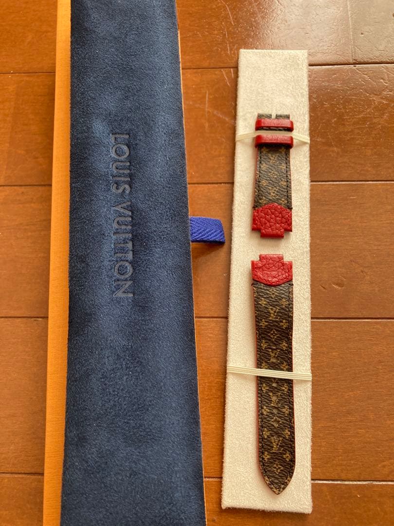 ルイヴィトン タンブール モノグラム キャンバス ストラップ レザー