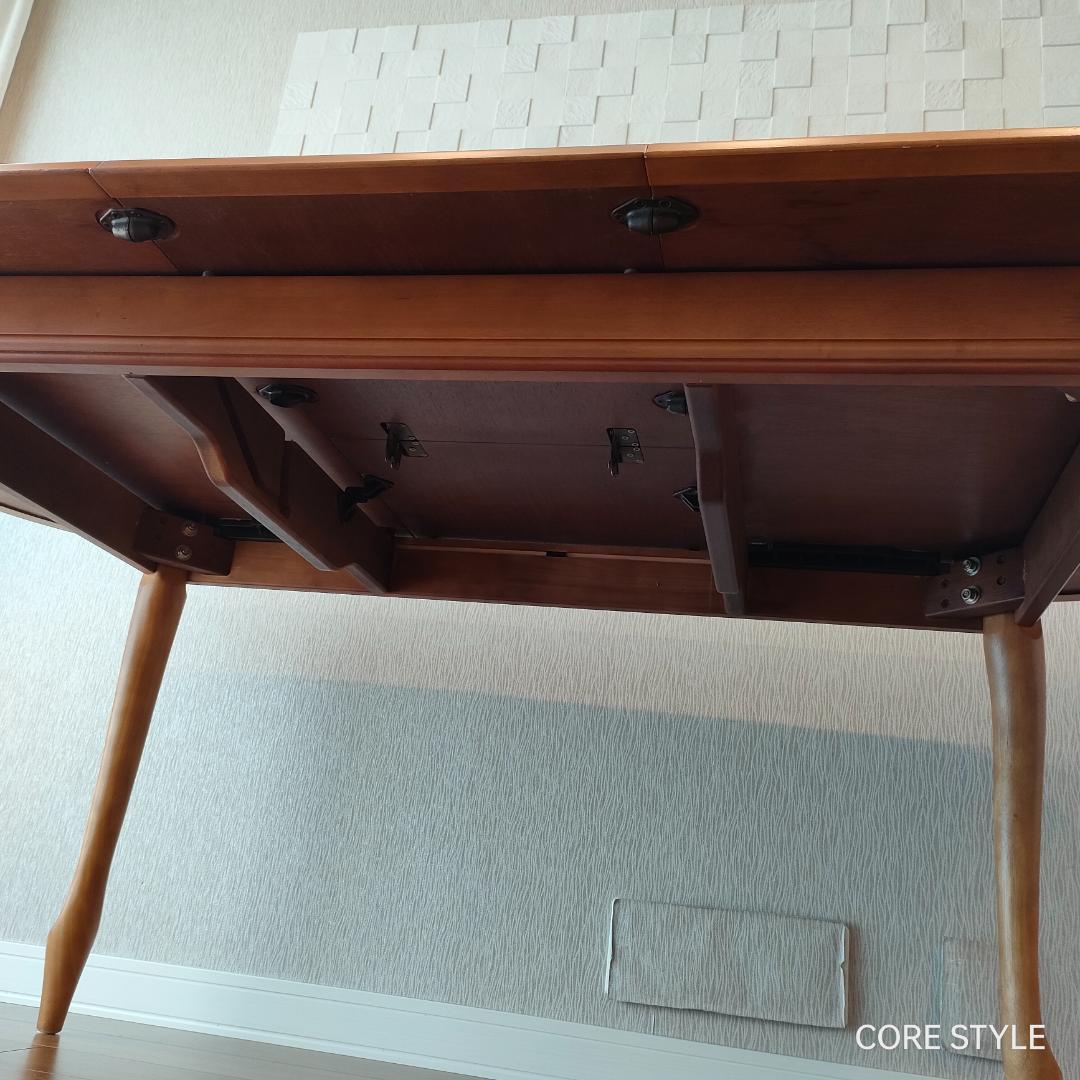 マルニ木工　マキシマム　ダイニングテーブル　伸長式　猫脚