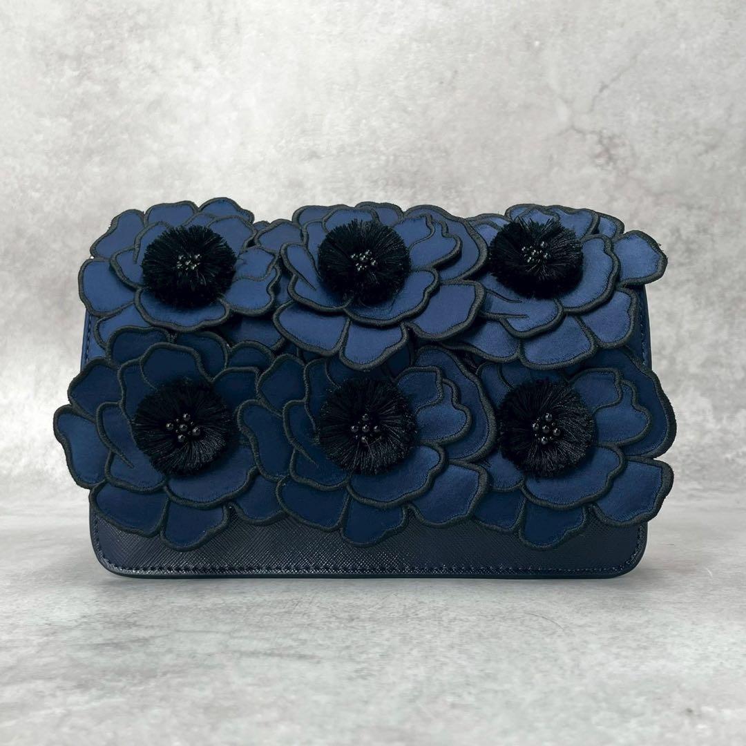 未使用級◎ケイトスペード　マディソン　アップリケ　エンブロイダード　フローラル