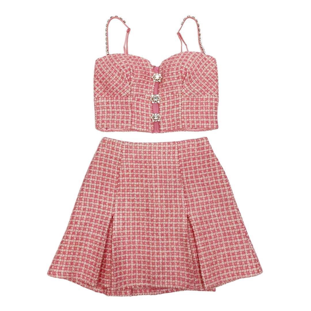 [ローブドフルール]fm3561 キャバドレス ピンク M