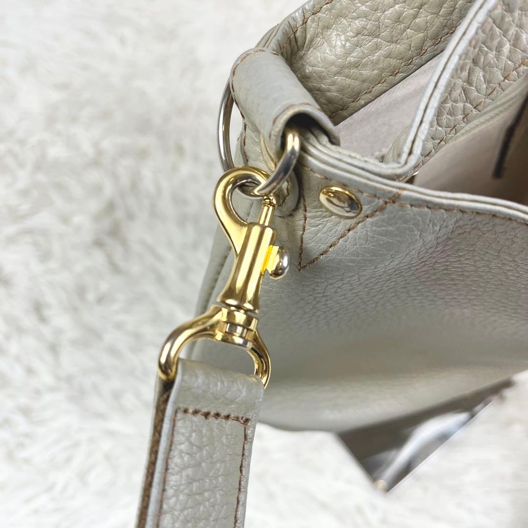 アタオ ATAO「chivy チヴィ」2way ショルダー レザー グレージュ