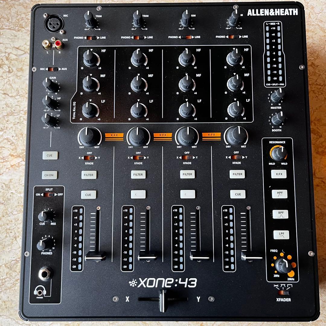 ALLEN & HEATH XONE:43 DJミキサー Allen & Heath XONE:43 DJ Mixer | Music & Arts