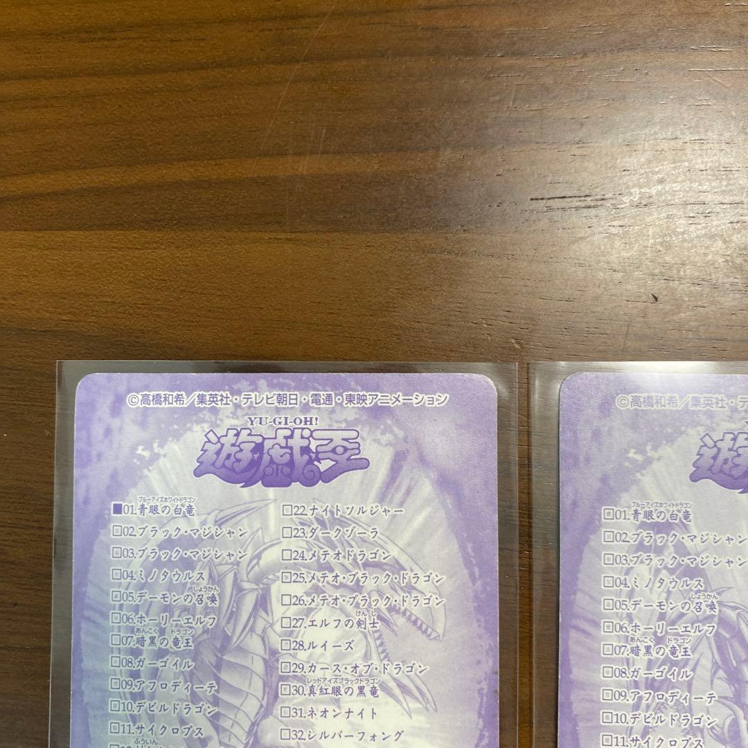遊戯王　青眼の白竜　真紅眼の黒竜　シールダス　セット