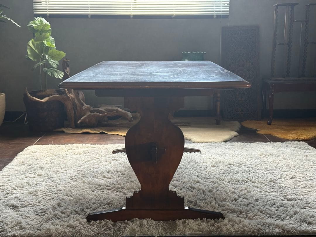 カリモク　karimoku ダイニングテーブル　ビンテージ　アンティーク　G