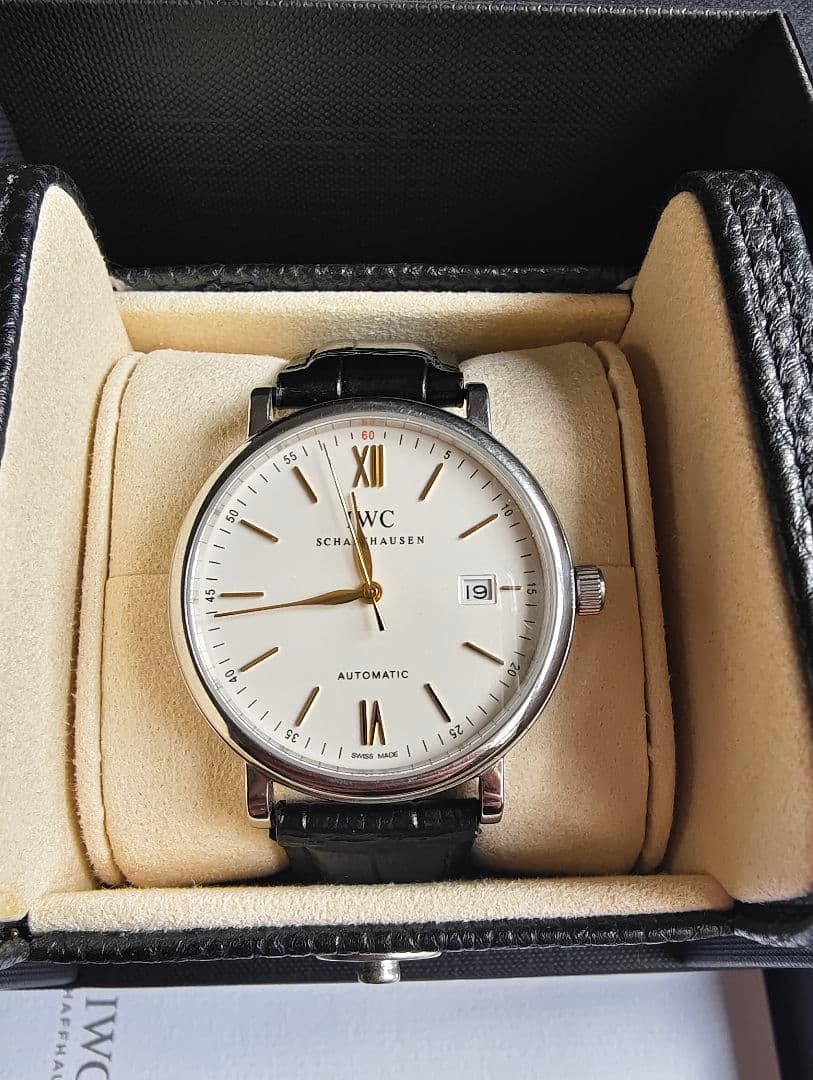 IWCポートフィノ オートマティック IW356517 ウォッチ シルバー文字盤